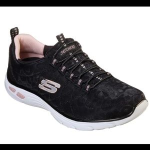 SKECHERS Empire D’Lux Spotted Leopard Sneakers 8.5M
